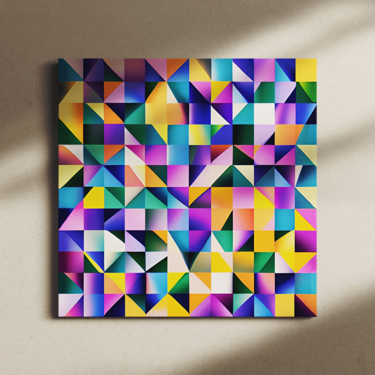 Printable Colorful Geometric Wall Art Gallery Set of 3 - Digital Download {Beautiful Chaos} Printable Digital Art Sckribbles   