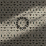 Cream vintage insect wallpaper.