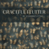 Whimsical Nursery Butterfly Wallpaper {Graceful Flutter} Wallpaper Sckribbles   
