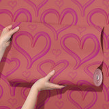 Cute Pink Love Heart Bubble Wallpaper {Heartburst} Wallpaper Sckribbles