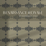 Classic French European Ornate Damask Wallpaper {Crown Heritage} Wallpaper Sckribbles Peel & Stick - (Budget) Sample 14'' x 14'' / 35 x 35 cm Renaissance Royale