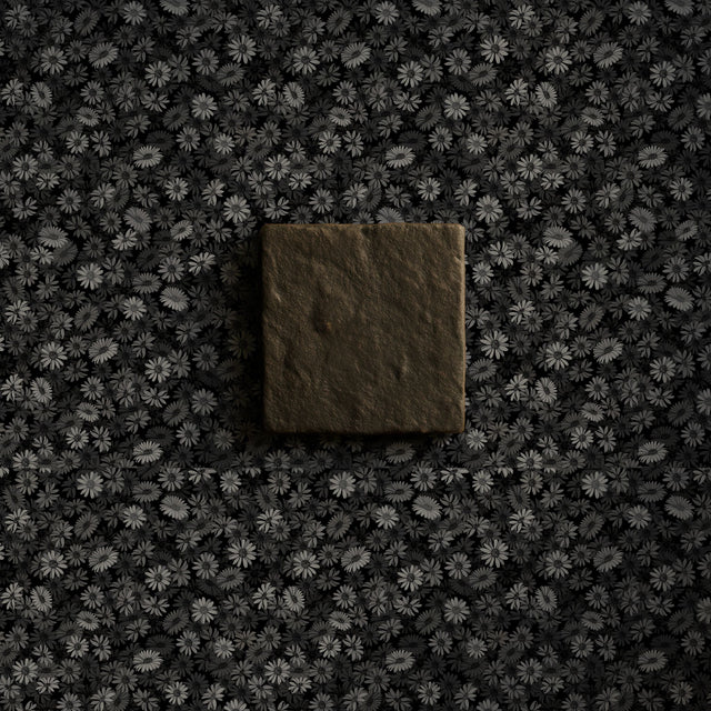 Twilight Bouquet | Dark Moody Gray Floral Wallpaper Wallpaper Sckribbles