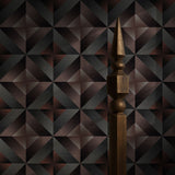 Ombre Boudoir | Moody Luxury Geometrical Wallpaper Wallpaper Sckribbles
