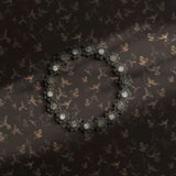 Dark muted brown dreamy bird wallpaper.