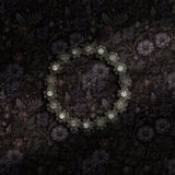 Dark academia floral wallpaper with blue undertones.