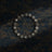 Dark blue Asian wallpaper.