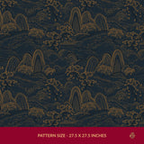 Serene Ascend | Moody Botanical Scenic Asian Wallpaper Wallpaper Sckribbles