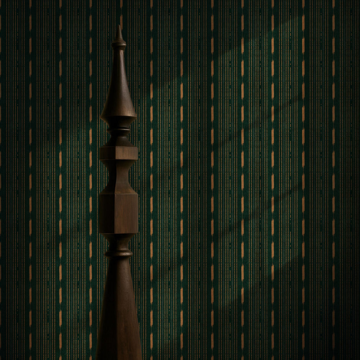 Drifted Grain | Rustic Grunge Organic Weathered Striped Wallpaper