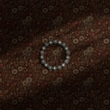 Dark and moody brown floral wallpaper.