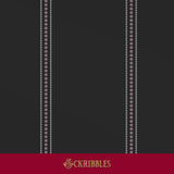 Dark moody gray, pink, and white striped wallpaper.