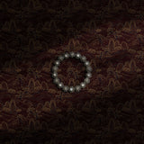 A dark and moody red Asian scenic botanical wallpaper.