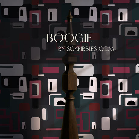 Mellow Pop | Groovy Mid-Century Modern 1970s Wallpaper Wallpaper Sckribbles