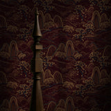 Serene Ascend | Moody Botanical Scenic Asian Wallpaper