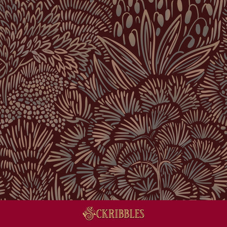 Dark deep red wallpaper.