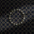 Dark and moody blue moth wallpaper.