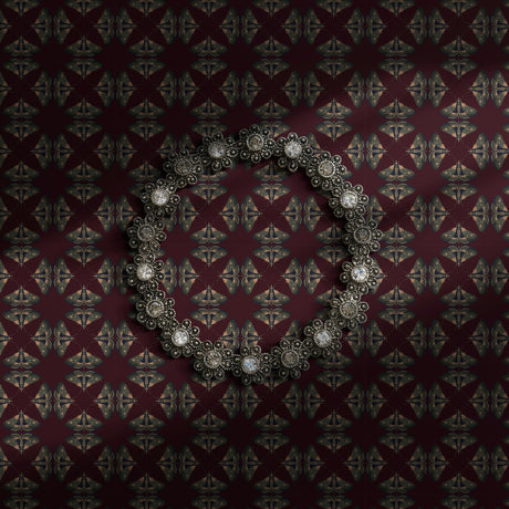 Dark and moody maroon moth wallpaper.
