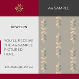 Whisperleaf | Boho Scandinavian Feminine Leaves Modern Wallpaper