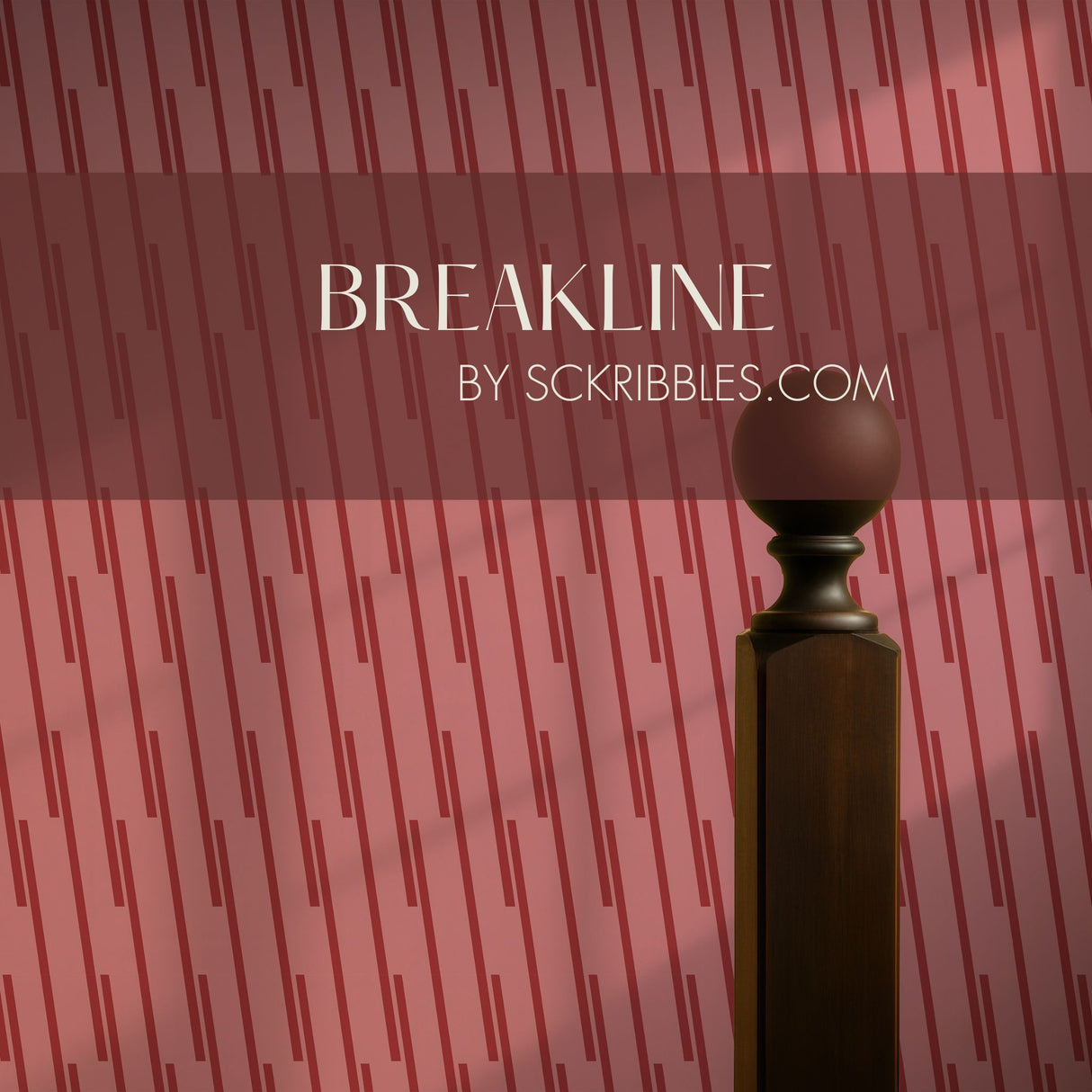 Axis Slash | Modern Geometrical Striped Diagonal Lines Wallpaper