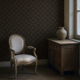 Dark & Moody Dotted Fan Art Deco Wallpaper {Fanform} Wallpaper Sckribbles