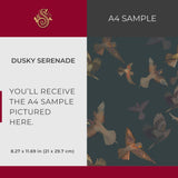 Dreamy Birds | Dark Moody Muted Whimsical Bird Wallpaper