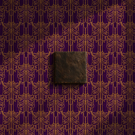 Gritty Luxe | Luxurious Decadent Moody Art Nouveau Wallpaper Wallpaper Sckribbles
