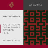 Pacdeco | Bright Bold & Eccentric Retro Art Deco Wallpaper