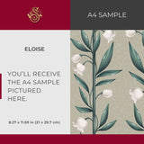 Weaving Bells | Sweet & Feminine Floral Girl's Room Wallpaper