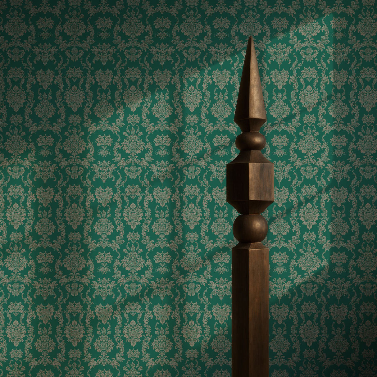 Grand Manor | Vintage Baroque European Damask Wallpaper