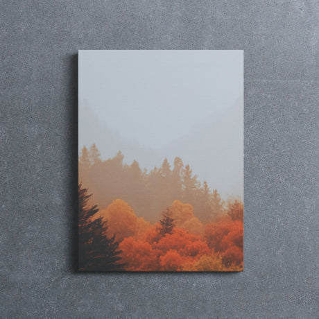 Landscape of Autumn Forest Trees Wall Art Canvas {Autumn Forest} Canvas Wall Art Sckribbles   