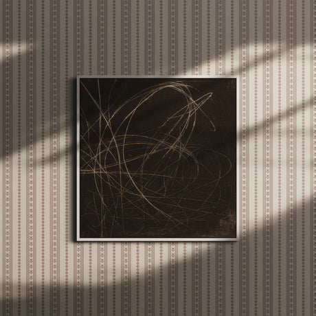 Dainty Belle | Feminine Neutral Striped Wallpaper Wallpaper Sckribbles