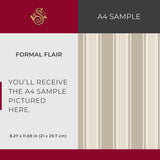 Aristocrat Stripe | Classic Timeless Elegant Traditional Pinstripe Wallpaper