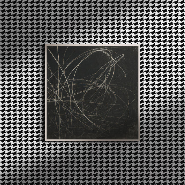 Techno Tweed | Classic Timeless Geometrical Pixelated Houndstooth Wallpaper Wallpaper Sckribbles Signature - Premium Non-Woven Roll - 24 in x 32.8 ft (61 cm × 10 m)