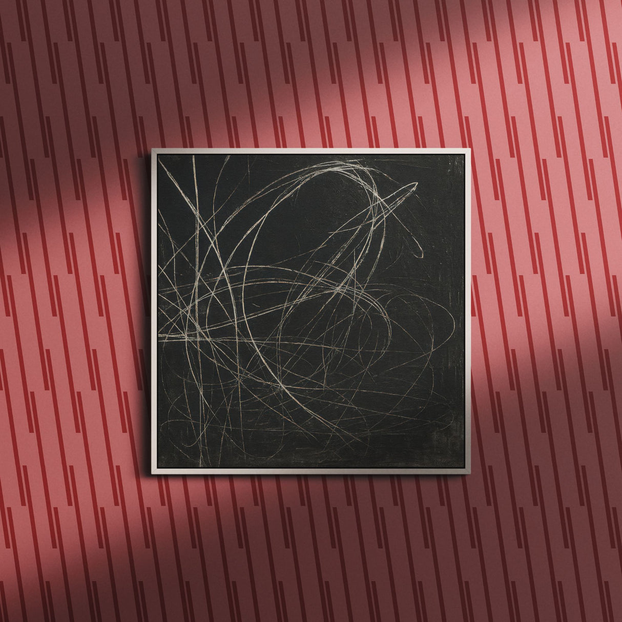 Axis Slash | Modern Geometrical Striped Diagonal Lines Wallpaper