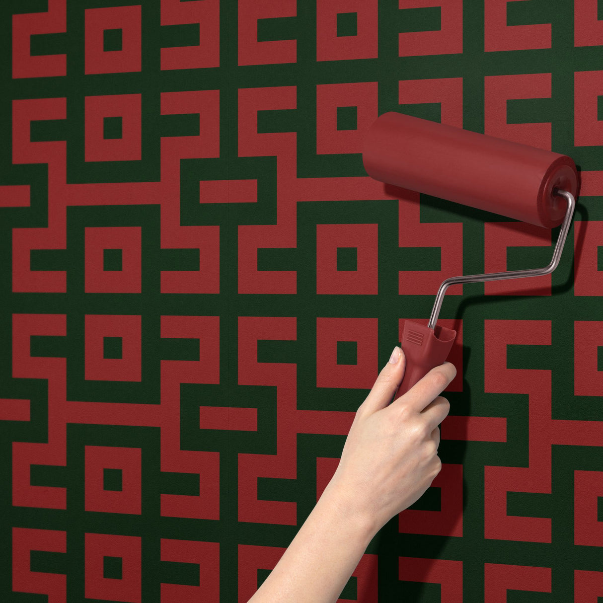 Bright Bold & Eccentric Retro Art Deco Wallpaper {Pacdeco} Wallpaper Sckribbles