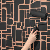 Bold Maximalist Abstract African Wallpaper {Wildform} Wallpaper Sckribbles