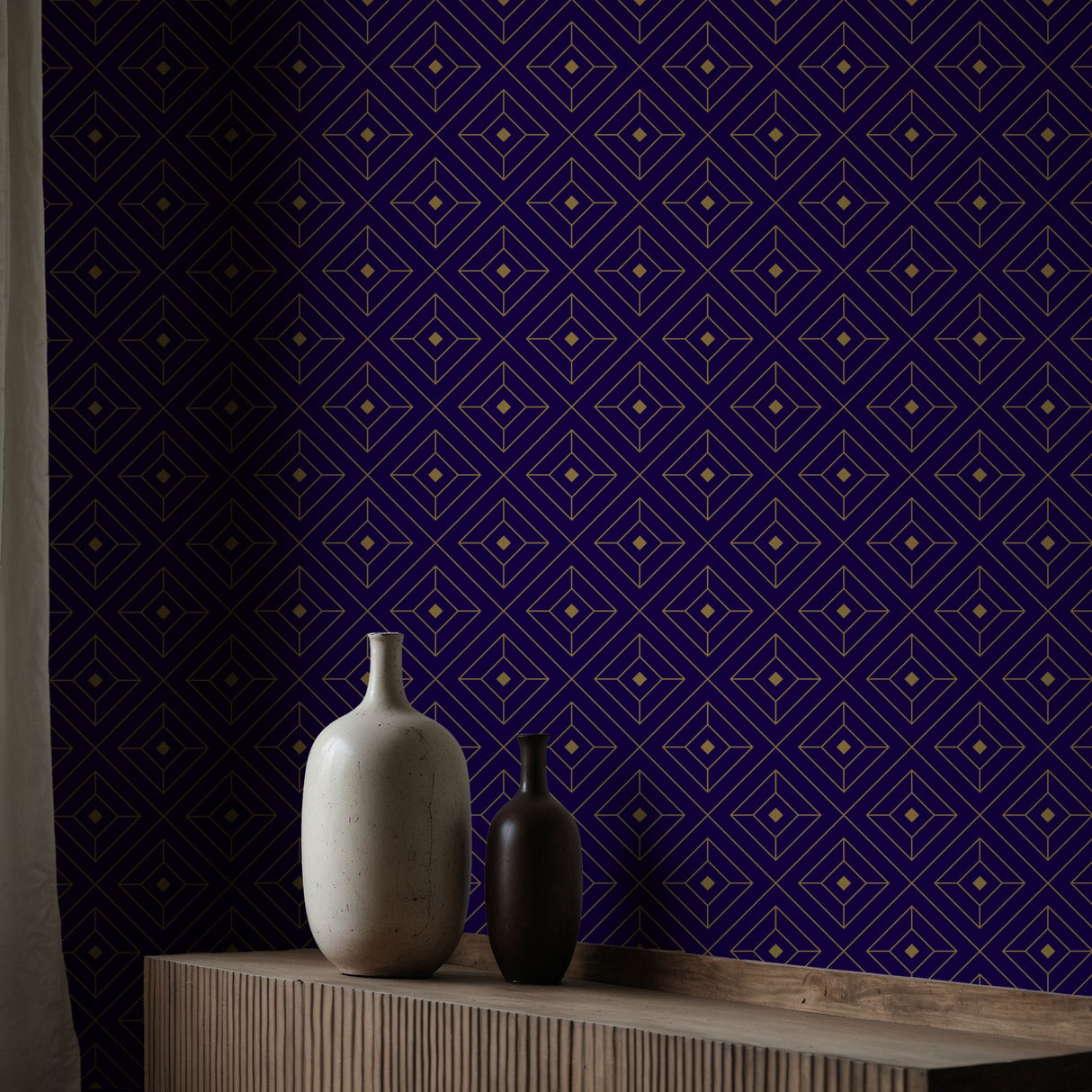 Glamorous & Bold Luxury Art Deco Wallpaper {Square Affair} Wallpaper Sckribbles