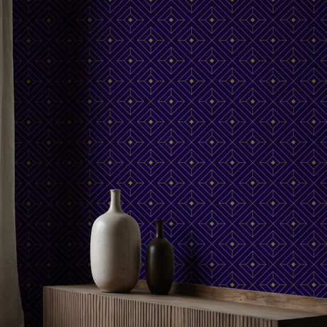 Glamorous & Bold Luxury Art Deco Wallpaper {Square Affair} Wallpaper Sckribbles