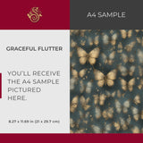 Graceful Flutter | Whimsical Nursery Butterfly Wallpaper