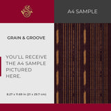 Drifted Grain | Rustic Grunge Organic Weathered Striped Wallpaper