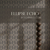 Oblong Intersect | Elegant Classic Geometrical Art Deco Wallpaper Wallpaper Sckribbles