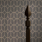 Oblong Intersect | Elegant Classic Geometrical Art Deco Wallpaper Wallpaper Sckribbles