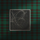 Classic Green, Peach, & Black Traditional Plaid Wallpaper {Highland Moss} Wallpaper Sckribbles