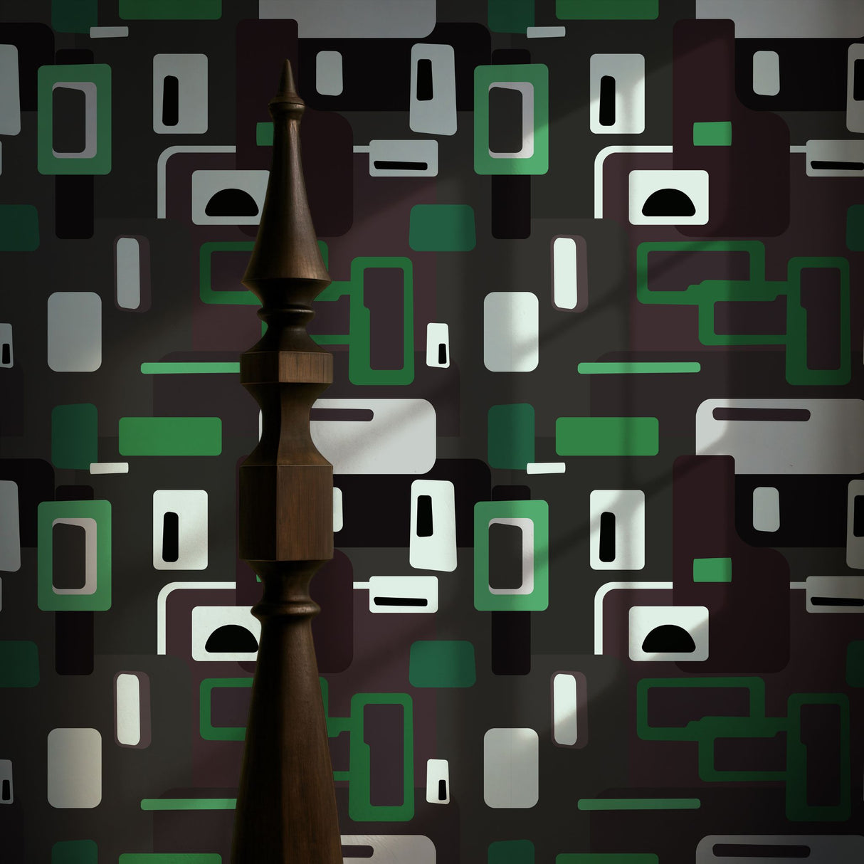 Mellow Pop | Groovy Mid-Century Modern 1970s Wallpaper Wallpaper Sckribbles