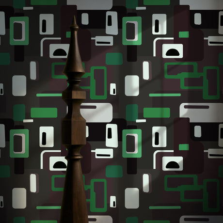 Mellow Pop | Groovy Mid-Century Modern 1970s Wallpaper Wallpaper Sckribbles