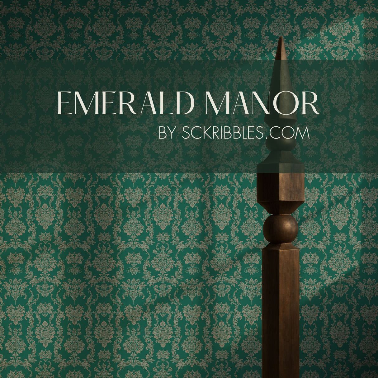 Grand Manor | Vintage Baroque European Damask Wallpaper