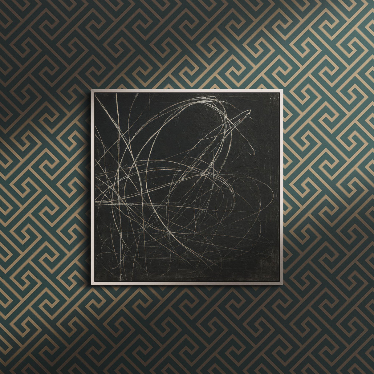 Classic Geometrical Sophisticated Luxury Wallpaper {Timeless T-Bar} Wallpaper Sckribbles