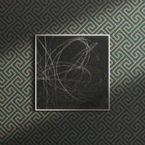 Classic Geometrical Sophisticated Luxury Wallpaper {Timeless T-Bar} Wallpaper Sckribbles