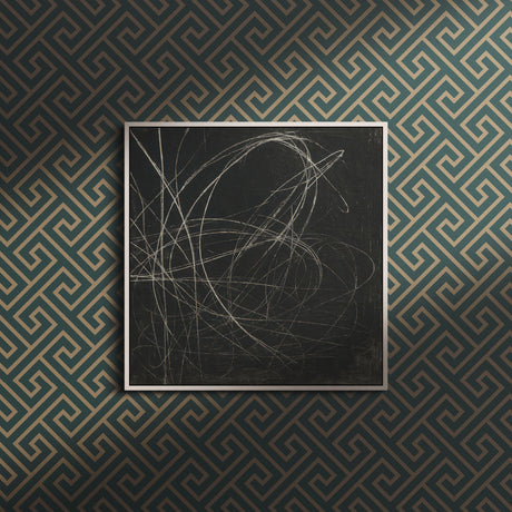 Classic Geometrical Sophisticated Luxury Wallpaper {Timeless T-Bar} Wallpaper Sckribbles