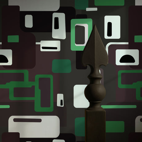 Mellow Pop | Groovy Mid-Century Modern 1970s Wallpaper Wallpaper Sckribbles