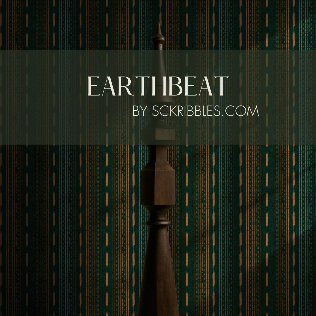 Drifted Grain | Rustic Grunge Organic Weathered Striped Wallpaper